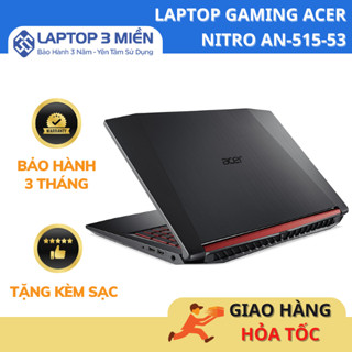  LAPTOP GAMING ACER NITRO 5  AN515-53  - TẶNG KÈM SẠC ZIN THEO MÁY - BẢO HÀNH 3 THÁNG 