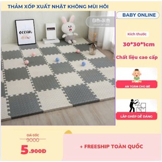 [COMBO 30] thảm xốp xuất Nhật 30x30 cao cấp ko mùi dày 1cm an toàn cho bé