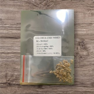 Deal Tiết Kiệm 2k– 50 Hạt Giống Cà Chua Chịu Nhiệt Cao Sản Dễ Trồng – Sai Quả – Thích Hợp Khí Hậu Nóng Việt Nam