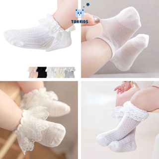 Tất Lưới Mùa Hè Cho Bé Cotton Thoáng Mát, Vớ Cho Bé Gái 0-5 Tuổi Mềm Mịn Thoáng Khí