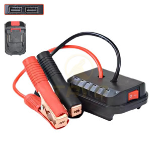 TAYO Kích bình ắc quy oto , xe máy 18v chuyển đổi điện từ chân pin phổ thông makita 4cm