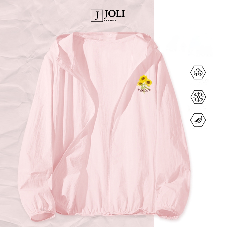 Áo Khoác Gió Nhăn, Áo Gió 1 Lớp Nam Nữ JOLI Mã BST02 In Hình Chống Nắng Thoáng Mát Có Mũ Form Rộng J Joli Trendy | BigBuy360 - bigbuy360.vn