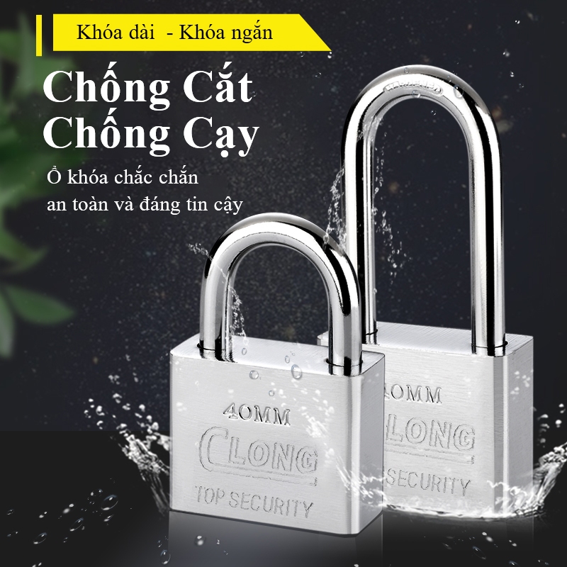  Ổ khóa thép không gỉ BTOOL Ổ khóa Inox khóa cửa nhà khóa vali du lịch chống trộm chống cạy chống cắt chống cưa 