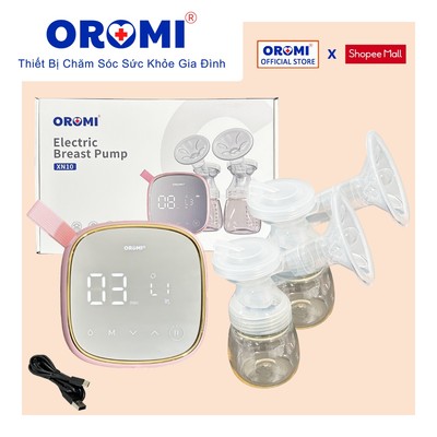 Máy hút sữa điện đôi OROMI XN10 - Hút sữa massage hiệu quả, không đau rát - Nhựa PPSU cao cấp