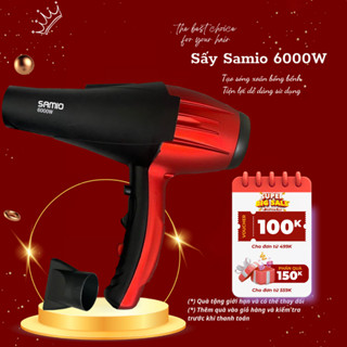 Máy Sấy Tóc Công Suất Lớn 6000W Bản Salon Cao Cấp, Máy Sấy Tóc 2 Chiều Nóng Lạnh Sấy Khô Tóc Nhanh 3 Nhiêu Chế Độ