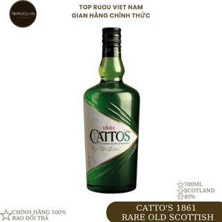 [Top Rượu VN] Whisky Catto's Rare Old 700ml [Chính Hãng]