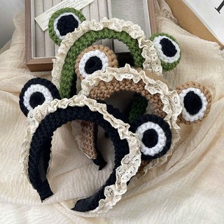 N42 Băng đô bờm tóc nữ chú Ếch xanh - dây buộc tóc nữ dễ thương BULL.SHOP