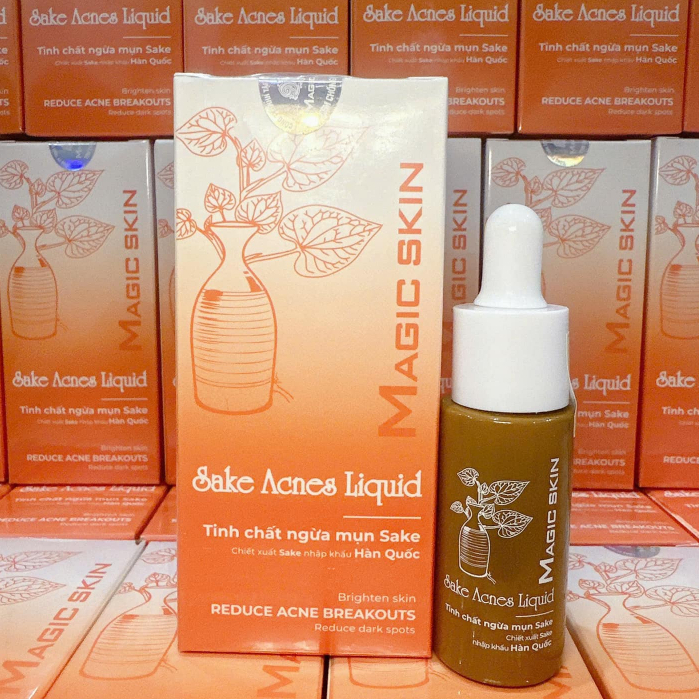 Ngừa mụn không sưng mới sạch mụn ngừa thâm sake Acnes Magic Skin