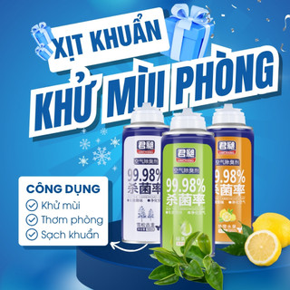 Xịt Thơm Phòng Khử Mùi Ẩm Móc Làm Mát Không Khí, Chai Xịt Thơm Xe Hơi Máy Lạnh Hương Tươi Mát