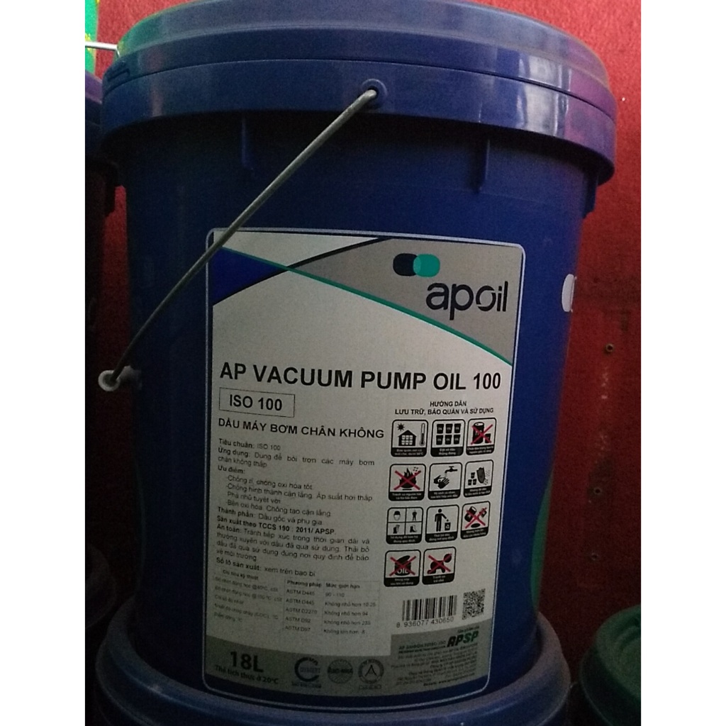 Dầu nhờn AP Vacuum Pump Oil 100/18L