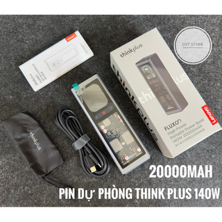 Sạc Dự Phòng Lenovo Thinkplus Fluxo 20000mAh 140W 2C1A -Hỗ Trợ Sạc Nhanh Nhiều Dòng Máy Kể Cả Laptop