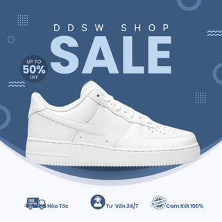 Giày Thể Thao Trắng Af1 All White Must Have Team Nam Nữ Bản Chuẩn.