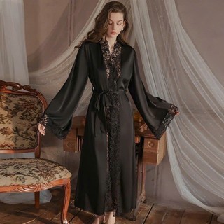 ÁO CHOÀNG NGỦ LỤA SATIN NỮ GỢI CẢM