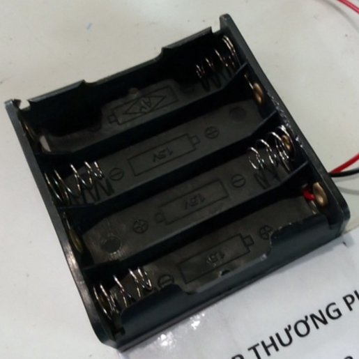 Khay Pin AA - 1.5V 4 Viên / Khay ngang 4 Viên