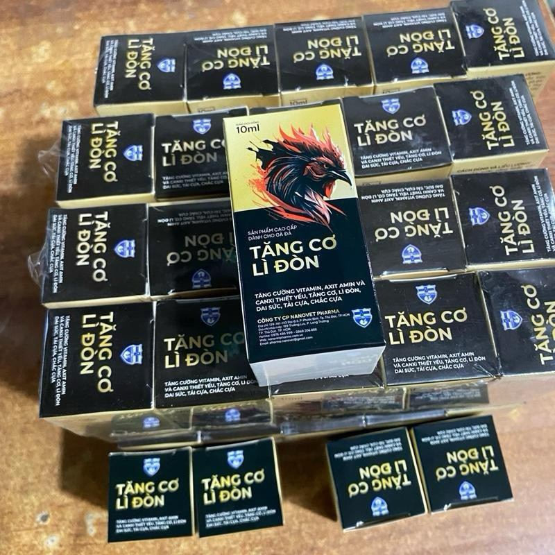 TĂNG CƠ LÌ ĐÒN 10Ml Cao Cấp Gà Đá - TĂNG CƯỜNG VITAMIN, AXIT AMIN VÀ CANXI THIẾT YẾU, TĂNG CƠ, LÌ ĐÒN
