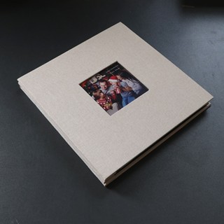 Album đựng ảnh bìa vải bố SIZE TO, Album dán bảo vệ ảnh có thể thay ảnh ở bìa - Album Vinta