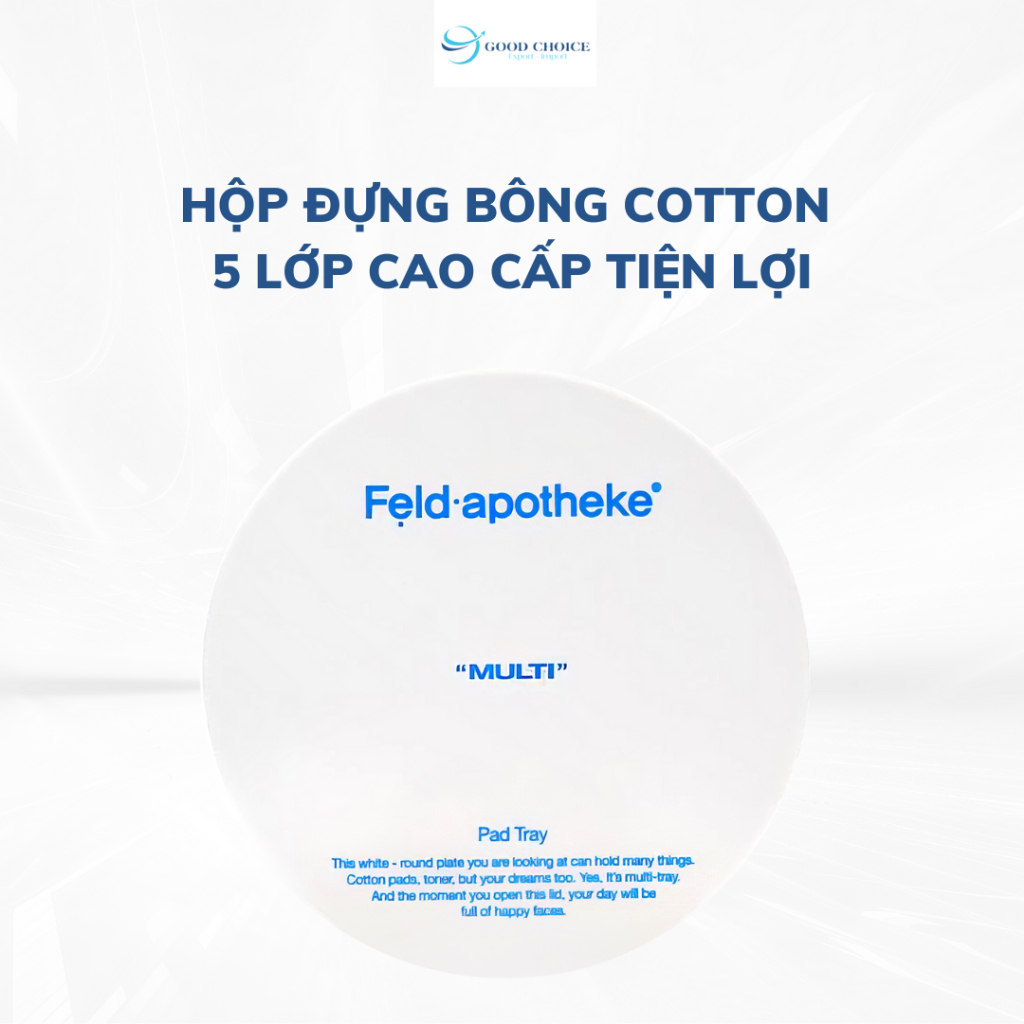 Hộp chia Toner Pad Case nhỏ gọn, tiện dụng FELD APOTHEKE
