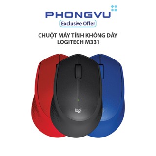 Chuột máy tính không dây Logitech M331 - Bảo hành 12 tháng