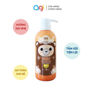 Sữa tắm gội Agi 2 in 1 500ml dịu nhẹ, an toàn cho bé - Hoa Anh Đào [BAO BÌ MỚI]