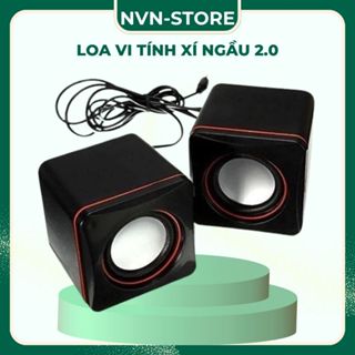 Bộ Loa Vi Tính 2 Loa Bass Cho Điện Thoại Máy Tính Laptop Ruizu 2.0 Ruizu RZ-180