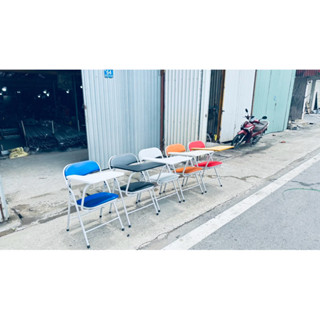 Ghế tay viết , ghế liền bàn , ghế lớp học khung sắt