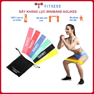 Dây Kháng Lực Tập Mông - Đùi , Dây Cao Su Kháng Lực , Dây Mini Band Aolikes .