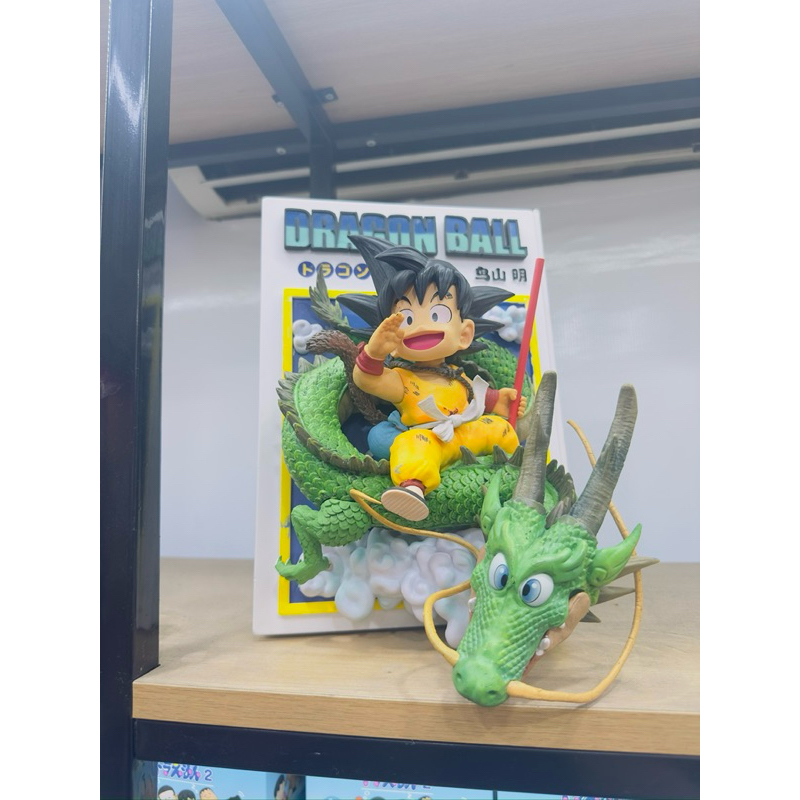 [28CM][ẢNH TỰ CHỤP][3kg] Mô hình 7 viên ngọc rồng Songoku cưới rồng bước ra từ truyện tranh in truyệ