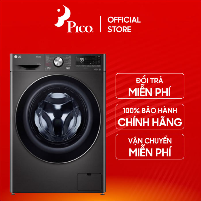 Máy giặt sấy LG Inverter giặt 12 kg - sấy 7 kg FV1412H3BA - Lắp đặt miễn phí - Bảo hành chính hãng 2