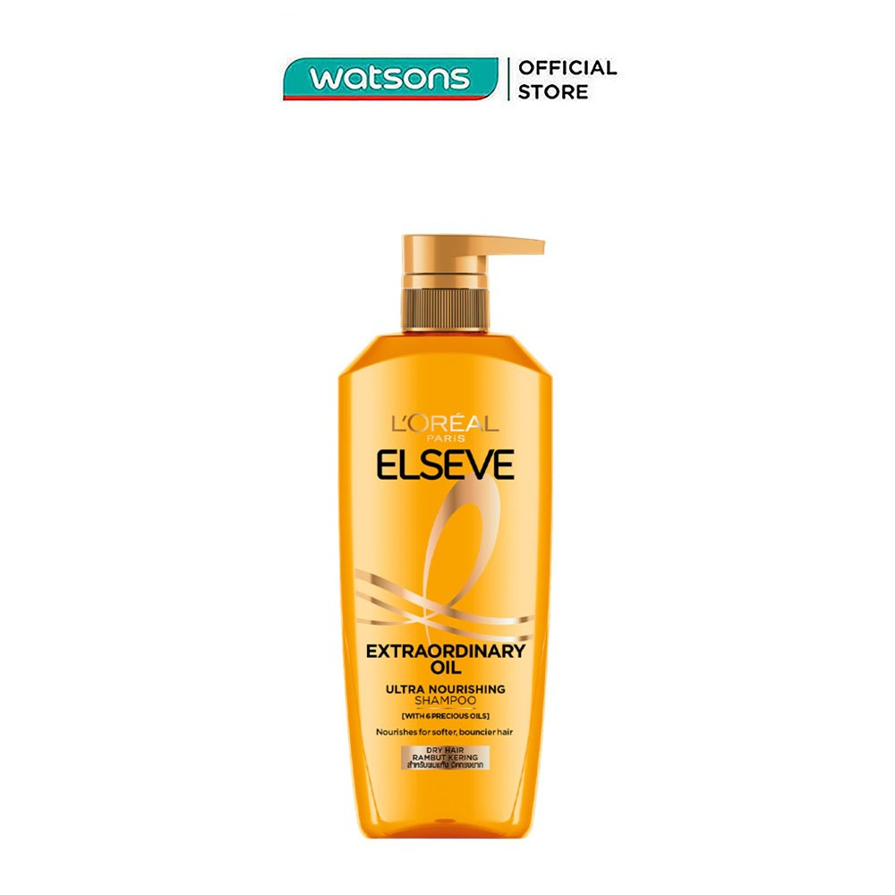 Dầu Gội Chiết Xuất Tinh Dầu Hoa Tự Nhiên L'Oreal Paris Elseve Extraordinary Oil 620ml