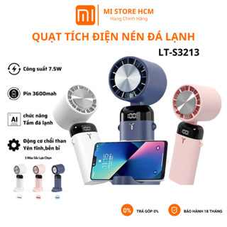 Quạt Tích Điện Nén Đá Lạnh MI Youpin Losky LT-S3213 Nhỏ Gọn Cầm Tay Có Đế Giữ Điện Thoại