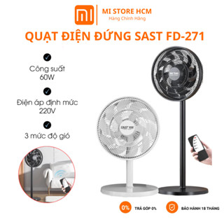 Quạt Điện Đứng MI SAST FD-271 Độ Ồn Thấp , Kèm Điều Khiển Từ Xa - Quạt Cây Đứng Điều Khiển Từ Xa Lưu Lượng Gió Lớn
