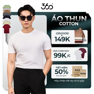 Áo thun trơn cotton mềm mại BADASS áo phông nam nữ trơn có cổ tròn form thể thao 360 Boutique OL605