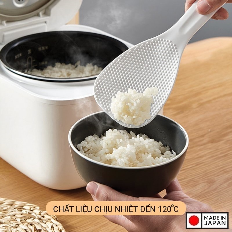 [CHÍNH HÃNG] Muôi xới cơm chống dính phủ ion bạc Ag+ kháng khuẩn Nakaya - Nội địa Nhật Bản🇯🇵