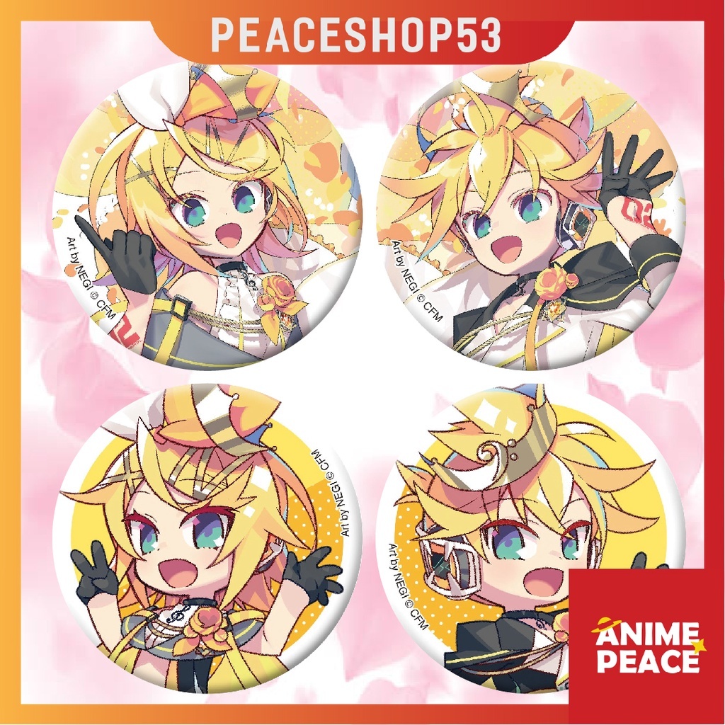 Lót Ly Gốm / Lót Cốc Gốm Kagamine Rin Kagamine Len Hatsune Miku Vocaloid, Thấm Nước, Giữ Nhiệt LC54