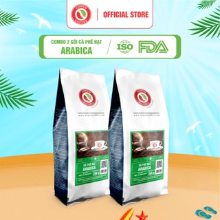  COMBO 2 GÓI cà phê hạt Arabica rang mộc nguyên chất Copen Coffee 200G GÓI - dành cho pha phin gu đắng nhẹ ít chua 