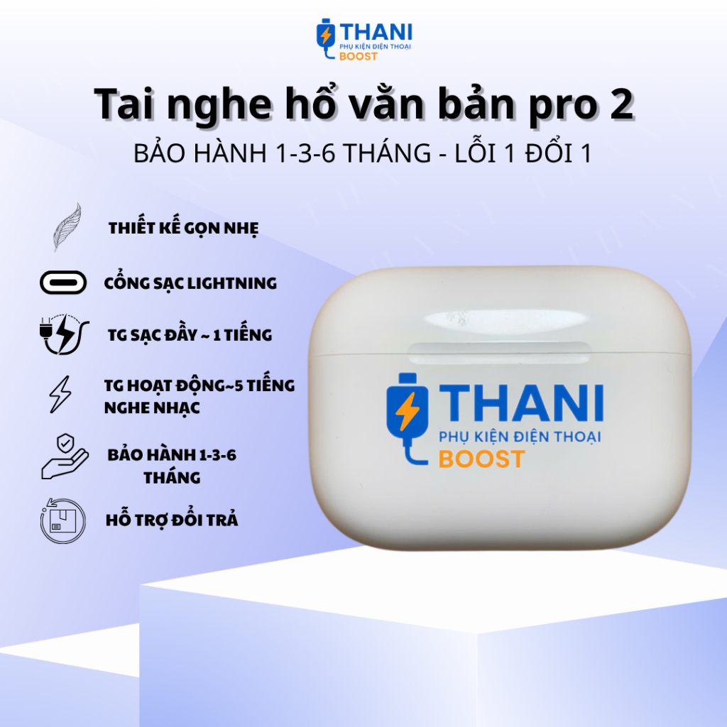 Tai nghe Bluetooth Hổ Vằn Bản Pro 2 – Chống ồn chủ động, Sạc nhanh, Kết nối ổn định