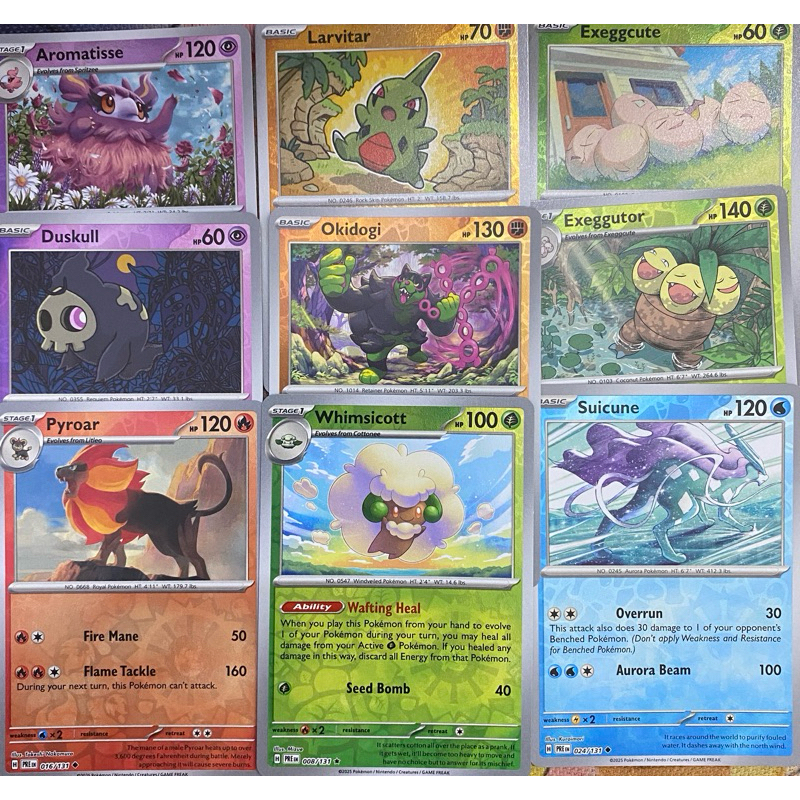 Pokemon Cards 131 Prismatic Evolutions Holo Reverse
