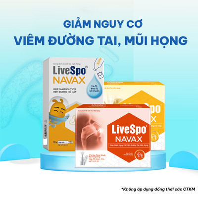 Combo 1 Navax chuyên dụng 10ống x4ml - 1 Navax sơ sinh 10ống x 4ml - 1 Navax sơ sinh 5ống x 5ml