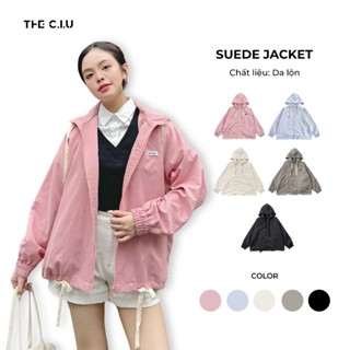 Áo khoác nữ da lộn 2 lớp freesize THE C.I.U - Suede Jacket