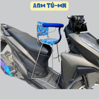 Ghế ngồi xe máy cho bé có tựa.Ghế xe máy cho bé các dòng xe Vision,Lead,Sh,Vario,Jannus