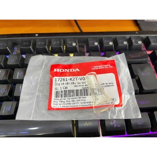 Ống xả cặn lọc gió Lead 125 đời 22, 25 zin ( 1 đầu dẹp ngắn ) ( 1 cái ) 17261K2TV00