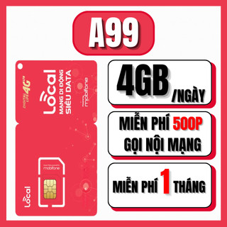 [ SALE SIM RẺ ] Sim 4G Mobifone Miễn Phí 1 Tháng Tặng Data Tốc Độ Cao Kèm Phút Gọi Sử Dụng Thả Ga A69 A79 A89