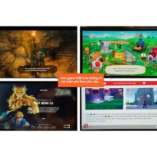 Nintendo Switch Oled (Mod) Full box - cài sẵn game (128/256Gb) + App Android + Game Retro