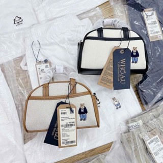 [auth 100%] Whoau túi Steve canvas bag