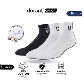   Combo 5 TẶNG 1  Tất thể thao Redk cotton có đệm chống hôi chân vớ bóng rổ pickle ball chạy bộ DORANT 