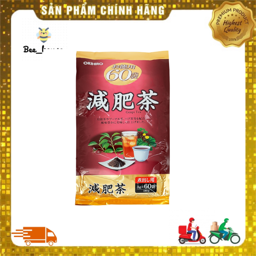 Trà  Genpi Orihiro 60 Gói -  Bee house