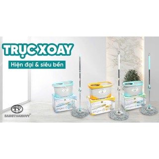 Bộ Lau nhà 360 Độ Inox Sang Thanh Vy Hàng Bền Đẹp Chất Lượng Cao