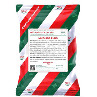  1Kg Muối đỏ Neo Cure - Giữ màu đỏ tự nhiên cho các sản phẩm từ thịt như lạp xưởng 