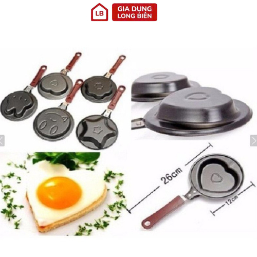 Chảo Chiên Khuôn Hình Chiên Trứng - Dễ Thương, Tiện Lợi Cho Bữa Sáng