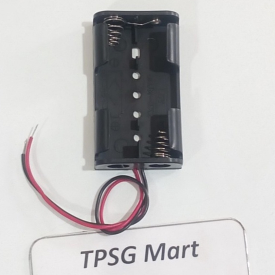 Khay Pin AA - 1.5V X 2 Viên - Khay ngang (Dây nối)